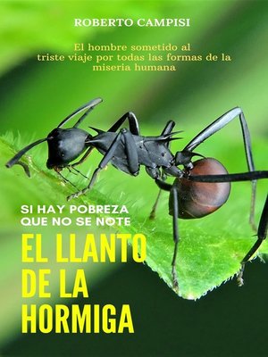 cover image of El Llanto de la Hormiga